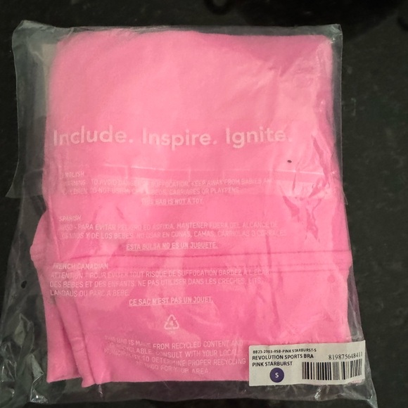 Buffbunny Revolution Sports Bra in Pink Stardust - Picture 2 of 4